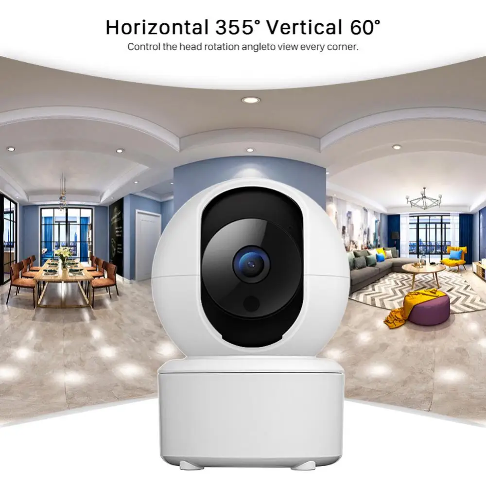 2MP 1080P Yoosee APP   Intercom PTZ IP Camera IR Night Vision Motion Detection Home Security Alarm  Baby Monitor Auto Tracking