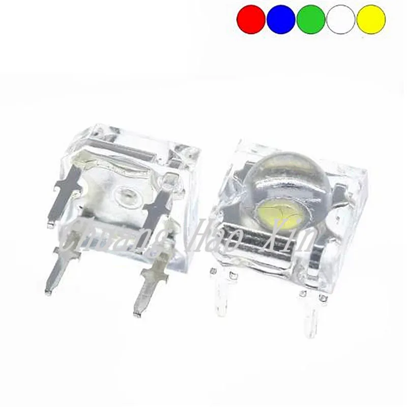 20Pcs 5mm F5 Piranha LED White Red Green Amber Clear 5mm LED Diode Light-Emitting-Diodes 4-pins Piranha LED Diodos Brightness