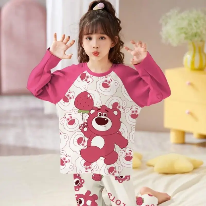 

Sanrio Kuromi My Melody Girls Pajamas Pochacco Boys Winter Long Sleeve Cute Children Cartoon Large Children Home Clothes Set
