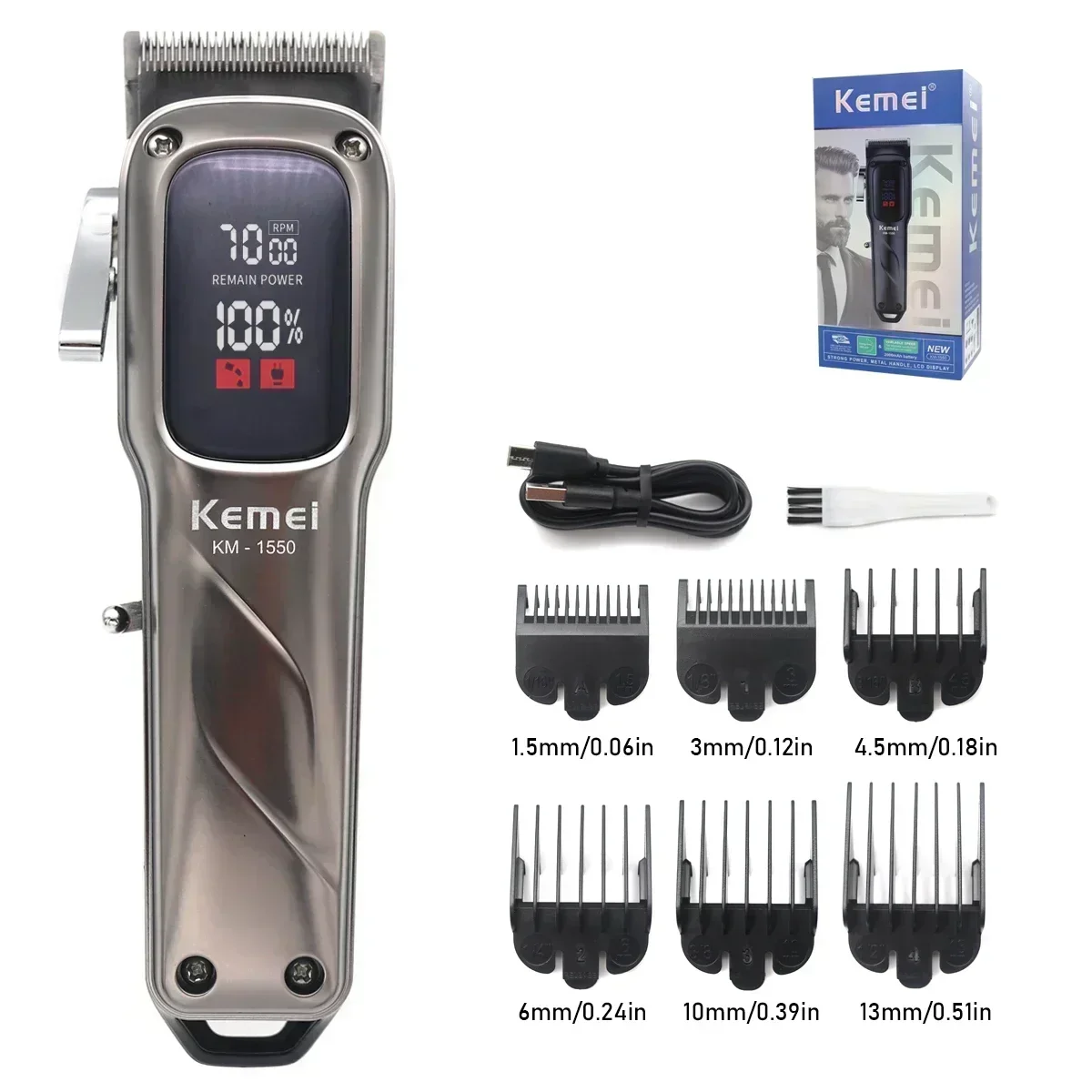 KEMEI Haarschneidemaschine Km-1550 Km-2284 Design Haarschneider Professionelle elektrische Schnitzerei Friseursalon Haarschneidemaschine für kommerzielle Haarschneidemaschinen
