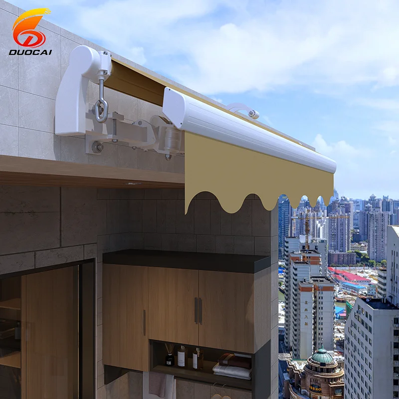 

Garden Roof Aluminum Frame All-box Automatic Electric Outdoor Heavy-duty Retractable Awning