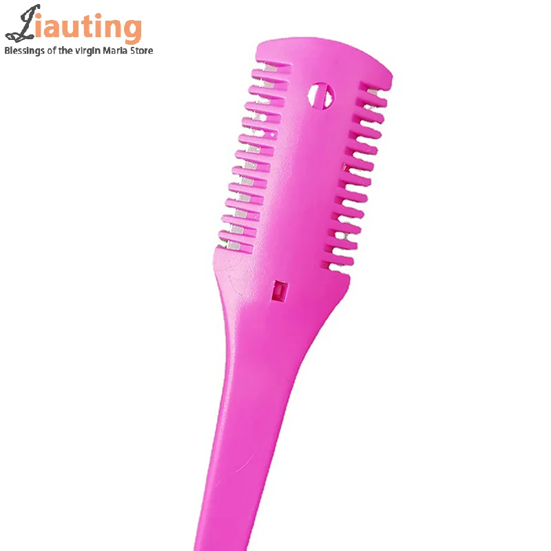 

Durable Hair Cutting Trimmer Razor Blade Comb Home Hairdresser Makeup Tools For Thinning Bangs Long Beauty DIY Hair Accessor