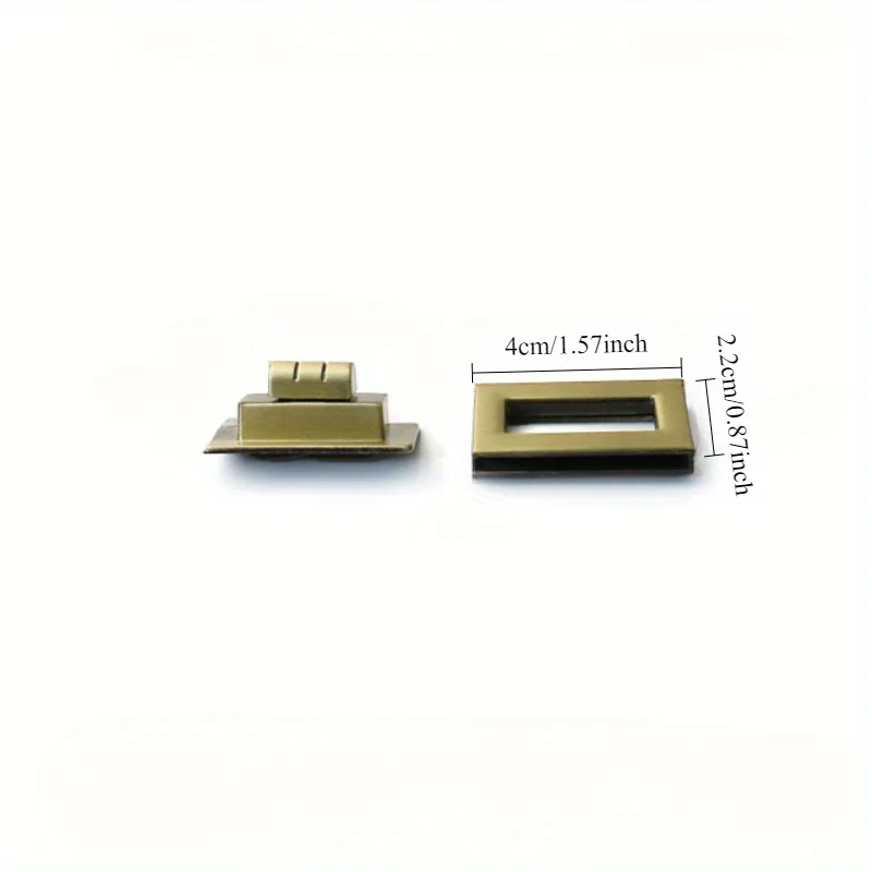 1PC Cross-shaped Screw Lock - Alloy Rotating Bambus-like Lock Hardware Accessory for Luggage