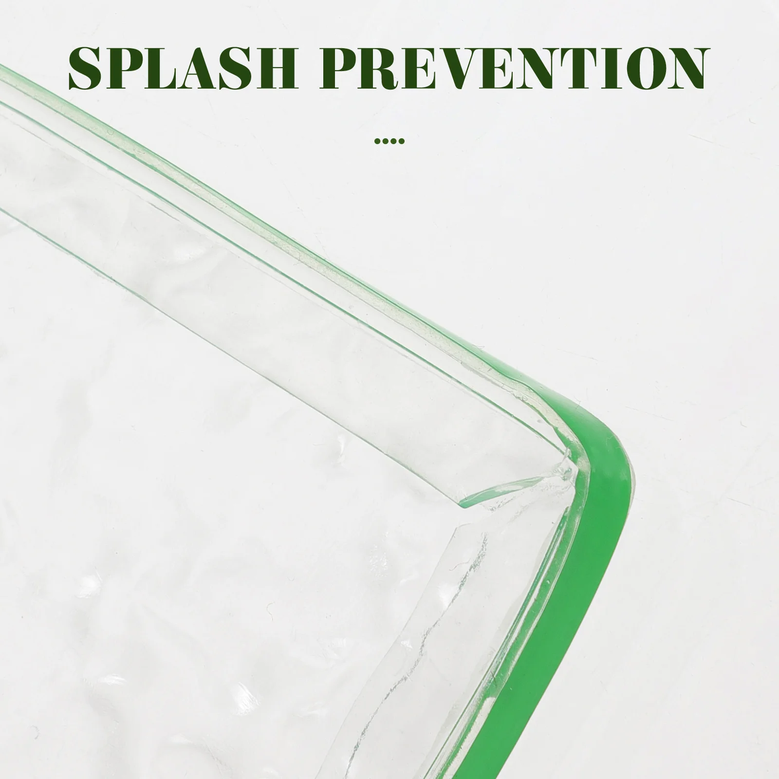 

2 pcs Clear Acrylic Bathtub Splashing Guard Corner Waterproof Shower Guard For Bathroom Edge Splash Proof
