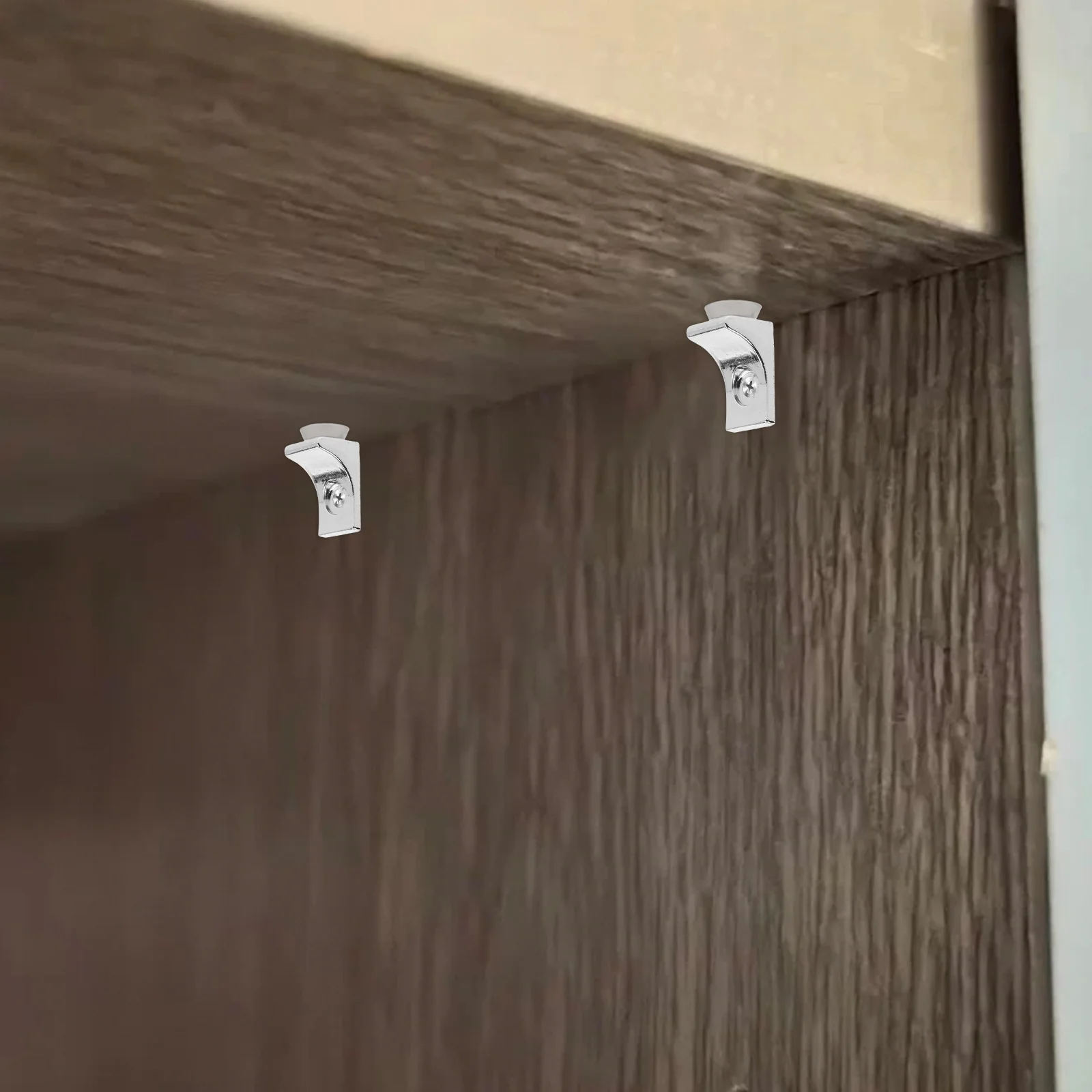 

10 Pcs Zinc Cabinet Alloy Square Cabinet Clips for Shelves Supports Pegs Shelf Brackets Supports Furniture Hardware