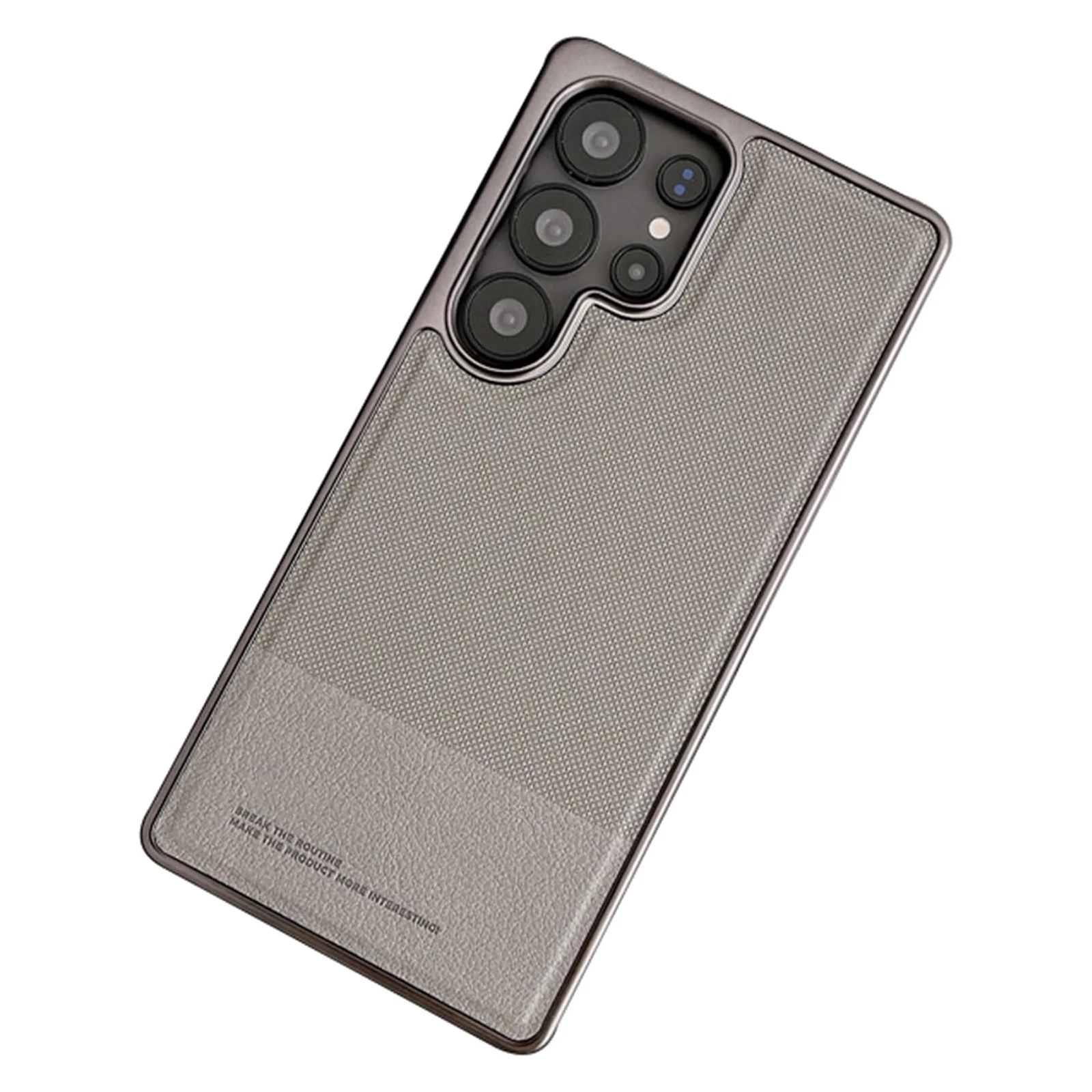 

Роскошный деловой магнитный чехол для Samsung Galaxy S25 Ultra/S25 Plus/S25 - гальванизированная кожа с узором сращивания