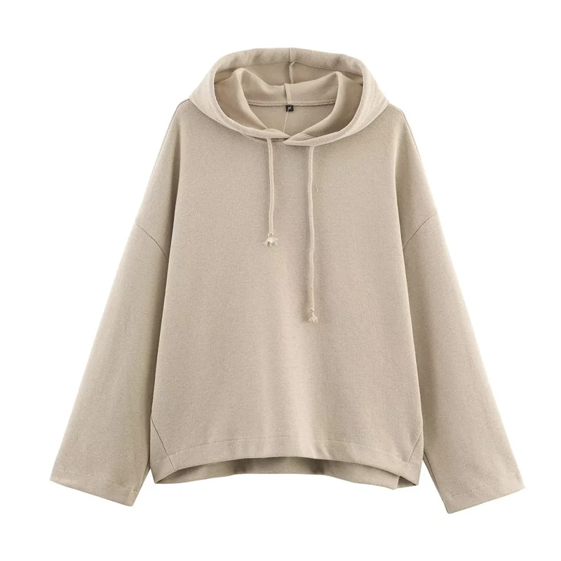 Conjunto de sudadera con capucha y pantalones de pierna ancha de tela suave para mujer, ropa deportiva informal, nuevo conjunto de dos piezas para otoño 2025