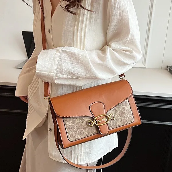 

2025 New Fashion Handbag Women's European and American Niche Shoulder Bag Light Luxury Versatile Messenger Women's Bag Bags