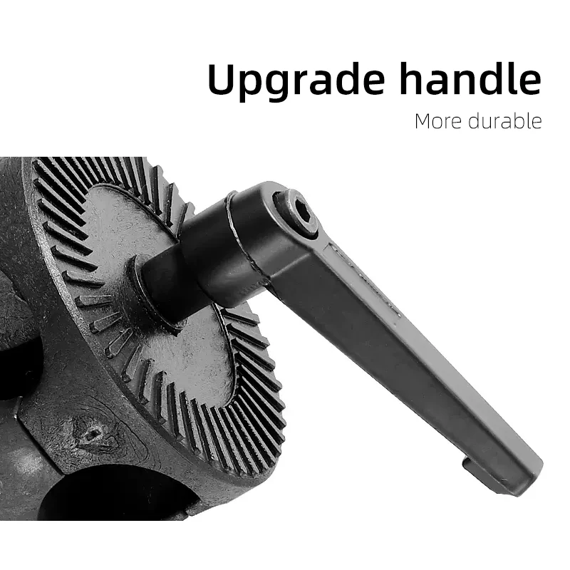 360 °   Giradischi rotante con braccio orizzontale e supporto per telefono - Ruota singola/doppia per adattatore per barra trasversale con supporto leggero