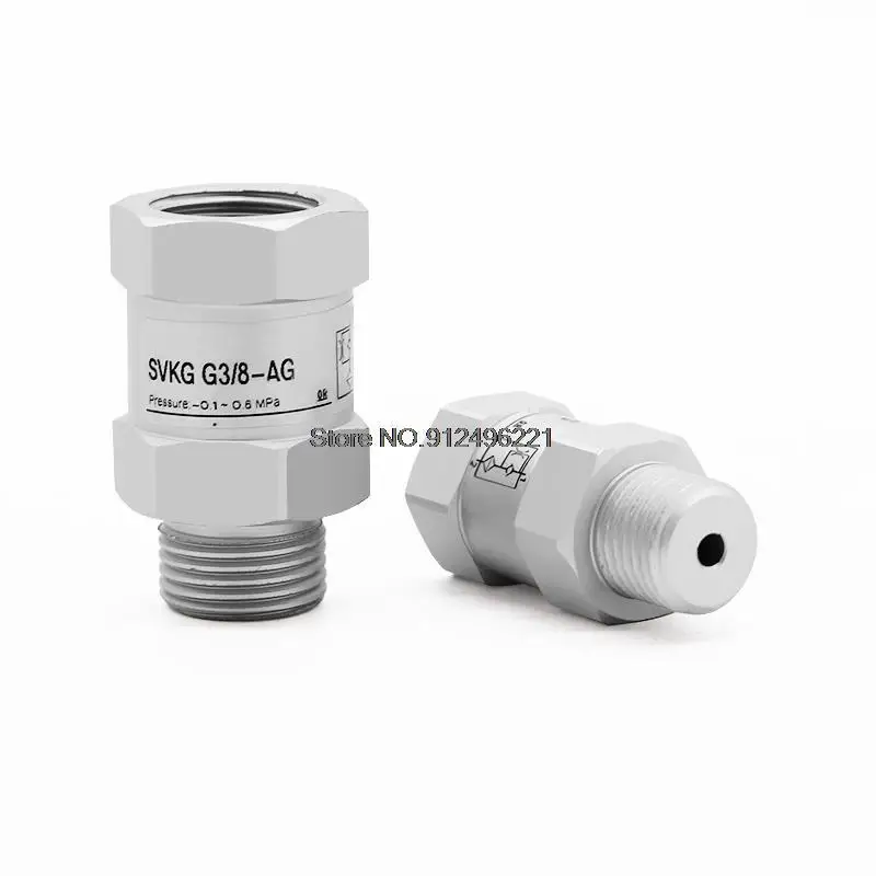 Vacuum Safety Logic Valve Check Valves Sucker SVK SVKG G1/8/G1/4/G3/8/G1/2-IG-AG