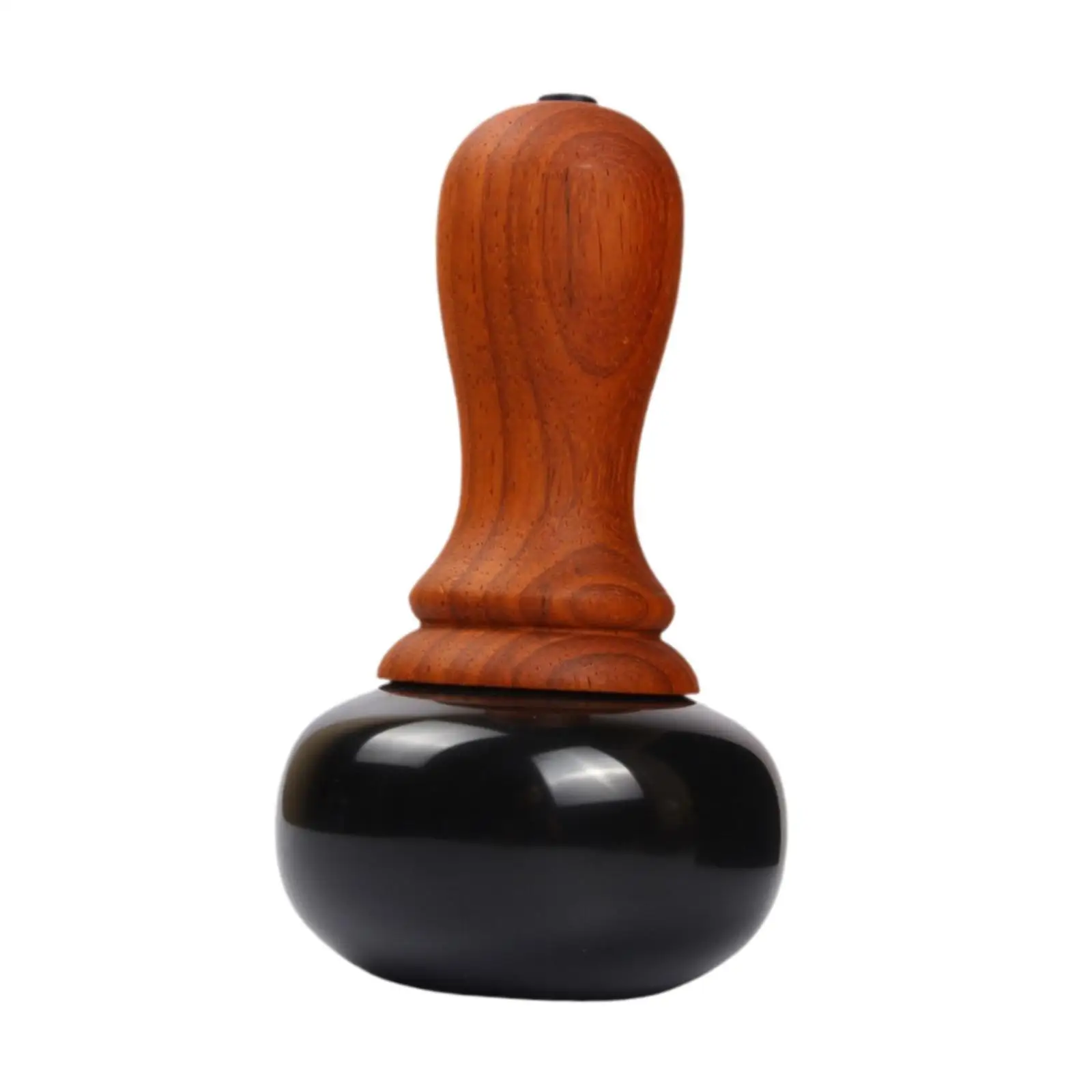 Hot Stones Electric Massage Device Wooden Handle Vibration Stick for Home Professional Body Relaxation Therapy