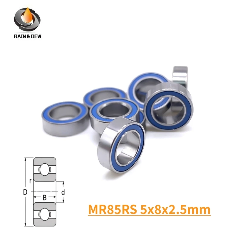 5/10/30Pcs TRX6 Spindle Bearings ABEC-7 2RS Rubber Sealed Chrome Steel for 1/10 Traxxas RC Crawler Upgrade Parts 4x10x4 5x8x2.5