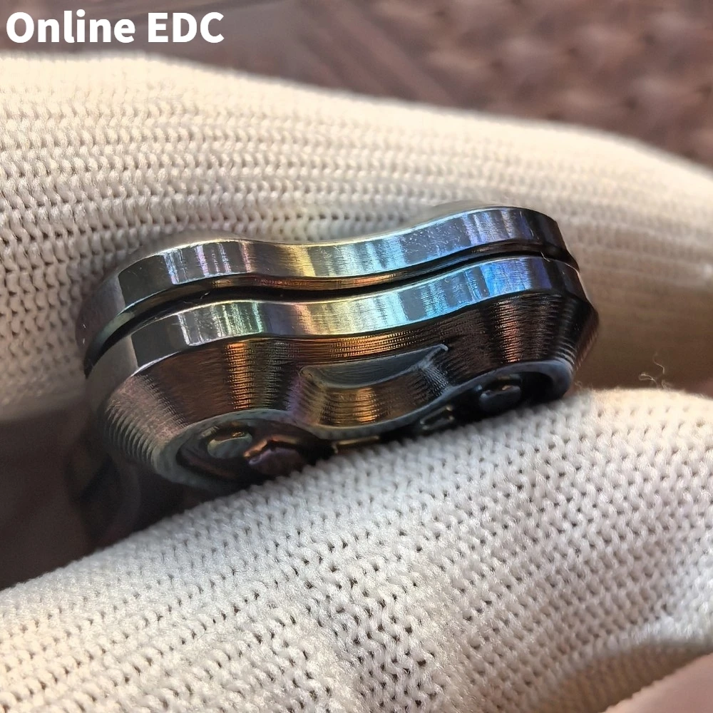 Tweedehands Azteekse Ultem Kinetiek Azië Pacifi EDC Onbeperkt Duwen Slider Fidget Slider Zirkonium Kleurrijk Speelgoed
