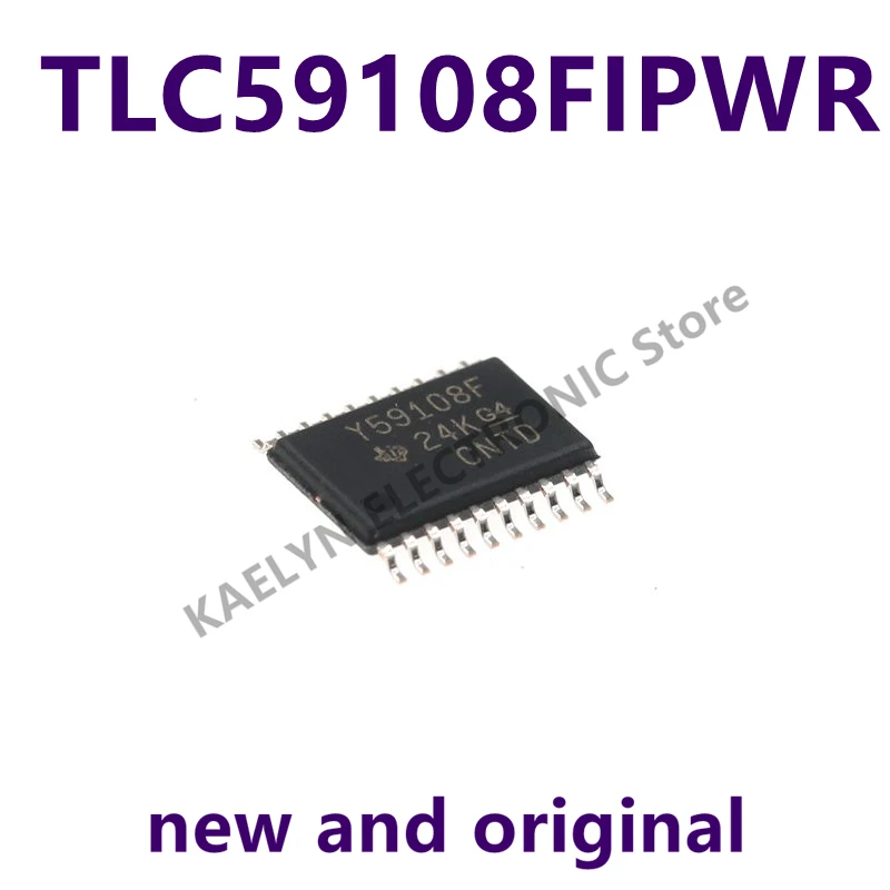 

10pcs/lot New and Original TLC59108FIPWR TLC59108 LED Driver IC 8 Output Linear Dimming 120mA 20-TSSOP