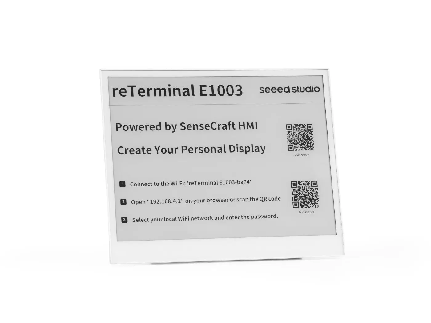 reTerminal E1003 10.3inch Touch ePaper Display Screen /Frame OptionalOpen Source ESP32S3 S