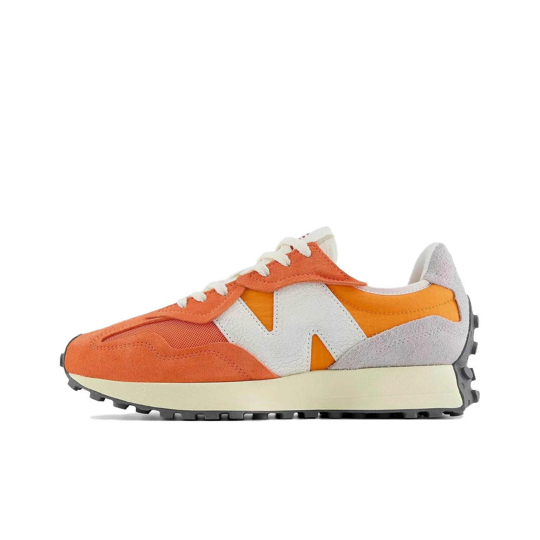 New Balance NB 327 Mesh Low top Casual City Commuting Running Shoes Unisex Orange White U327WRC