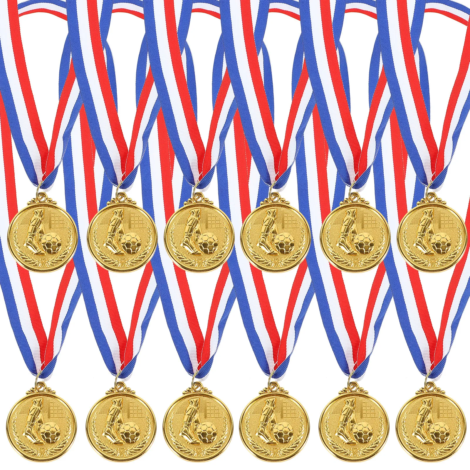 

12Pcs Soccer Medals for Student Awards Football Game Prizes Delicate Creative Competition Medal Recognition Reward Medal