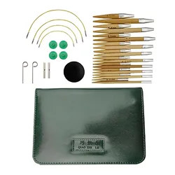 2024 NEW Aluminium Circular Crochet Handmade Crafts Knitting Needles Removable Grip Festival Gift for Sewing Weave Tool