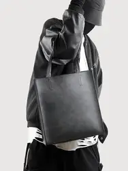 Men's Vertical Large Capacity Handbag Simple Fashion Trendy Individual Mother Bag Commute Business Computer Bag