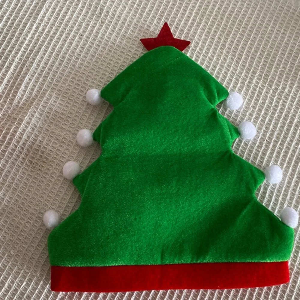 New Creative Christmas Tree Hat Soft Party Supplies Outdoor Xmas Cap Christmas Xmas New Year Elf Hat