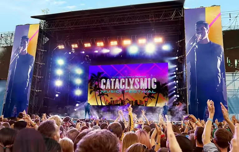 500*500 500*1000mm Wyświetlacz LED Wewnętrzny koncert na świeżym powietrzu Wynajem wideo Wal do reklamy na zewnątrz o wysokiej rozdzielczości