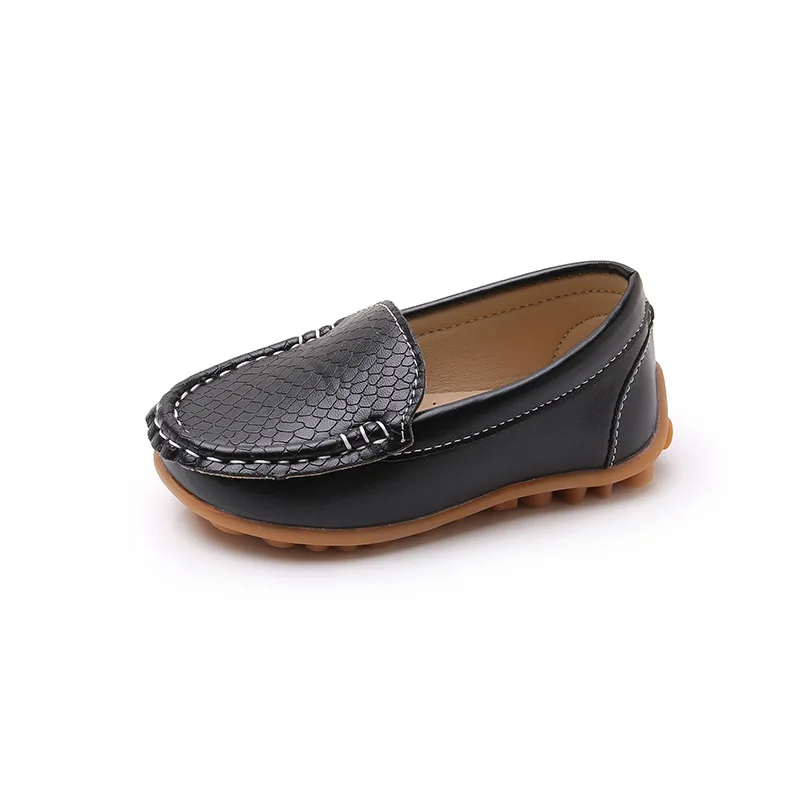 JGSHOWKITO 2026 Brandneue Jungen Casual Loafers Modische Klassische Weiche PU Slip-on Kinder Hochzeit Party Leder Flats Mokassins Trendy – Detail 27