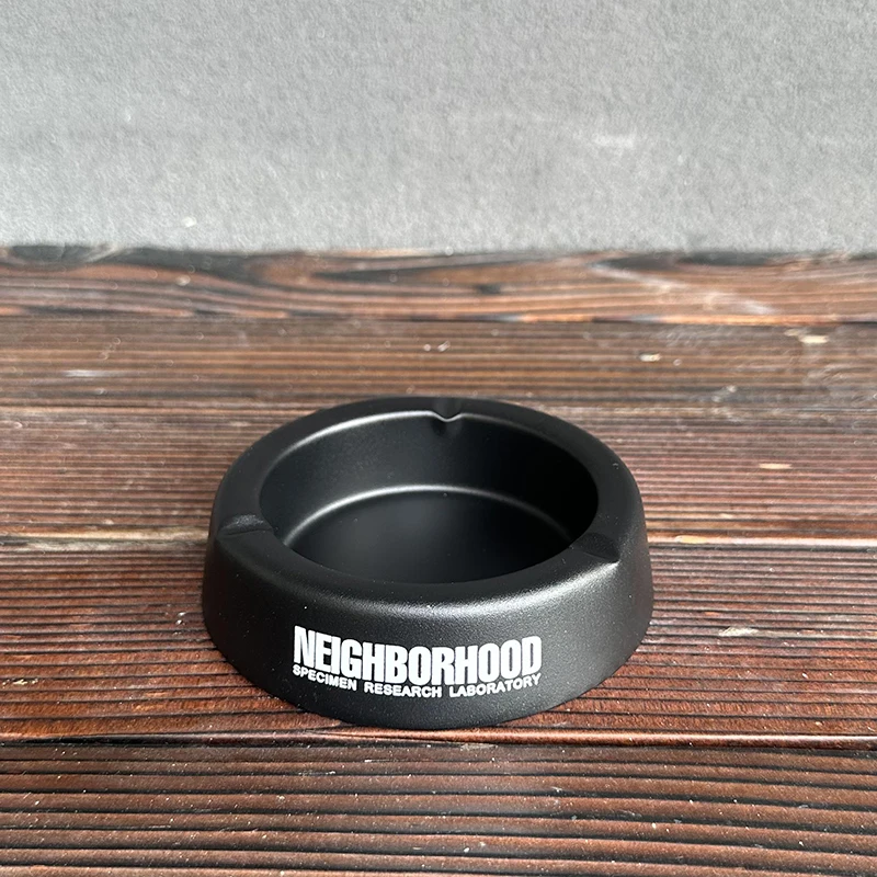 NBHD stainless steel ashtray household personality trend windproof, handless smoking and falling prevention.