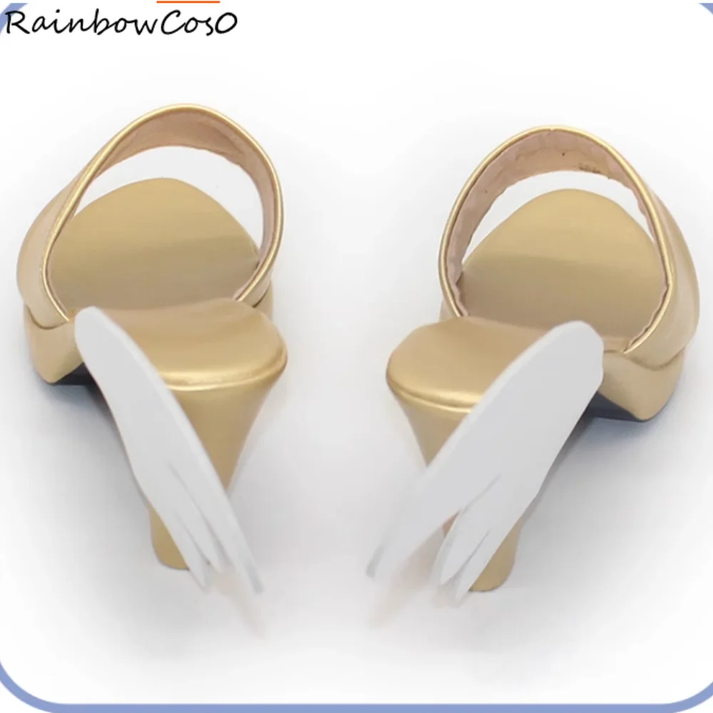 Panty Anarchy Panty Stocking con liguero Cosplay Zapatos Botas Juego Anime Fiesta Halloween RainbowCos0 W5239