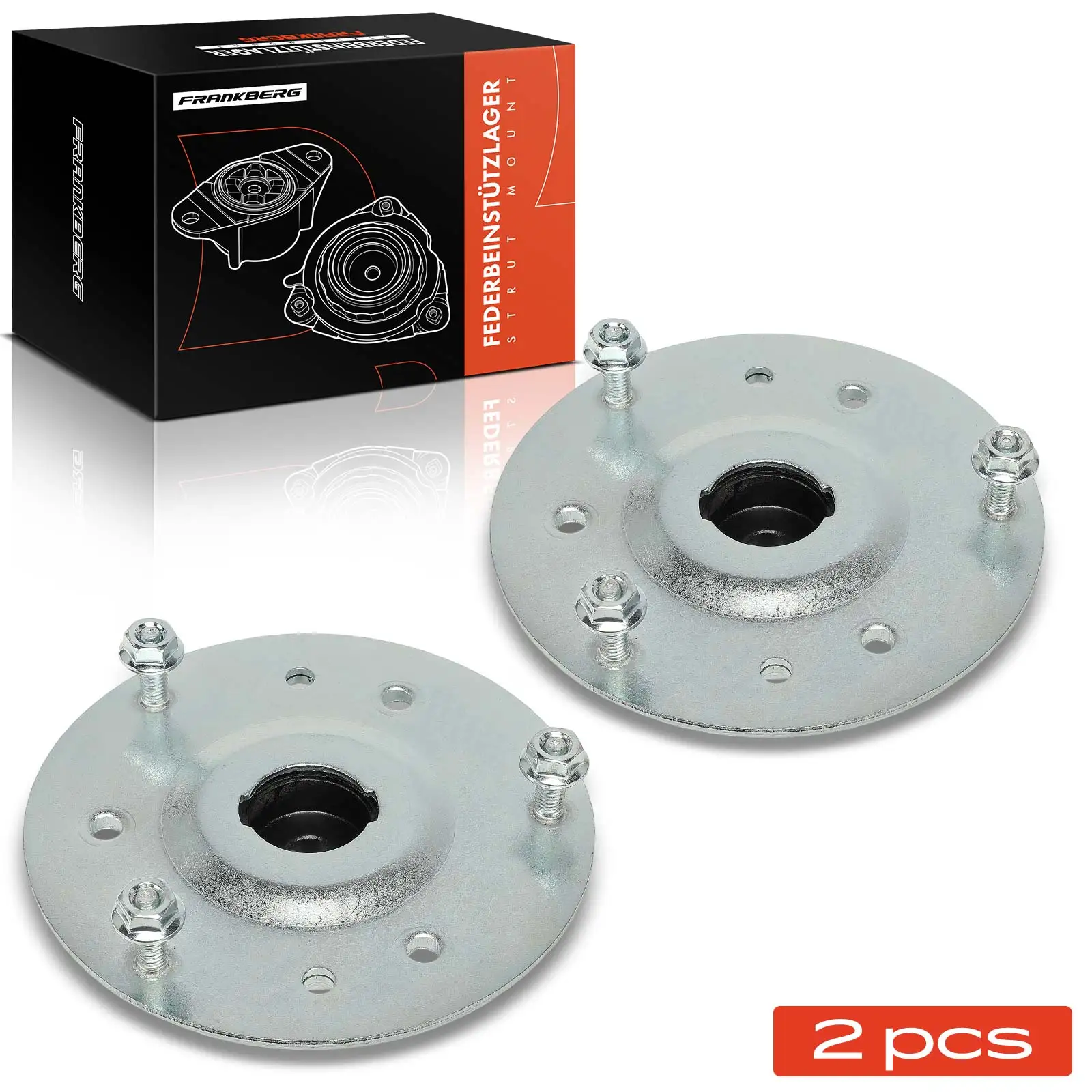 Frankberg 2x Domlager Federbeinstütz lager für Land Rover Freelander 2 2.0L LR085485 LR001134 LR032528