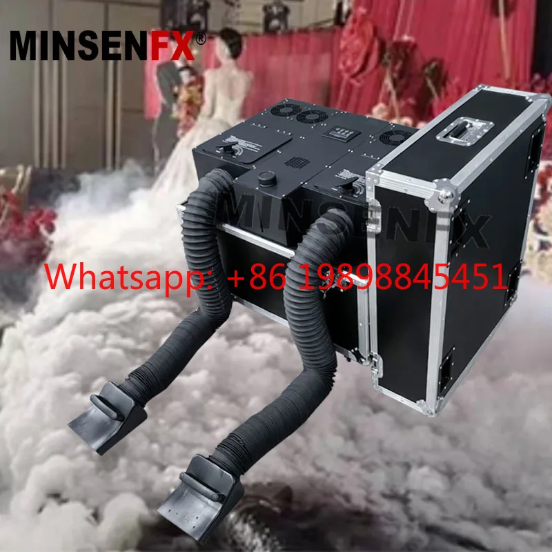 6000W Low Lying Machine Wedding Water Machine Machine High-Quality Fog for Stage Party Based Portable Smoke Stage