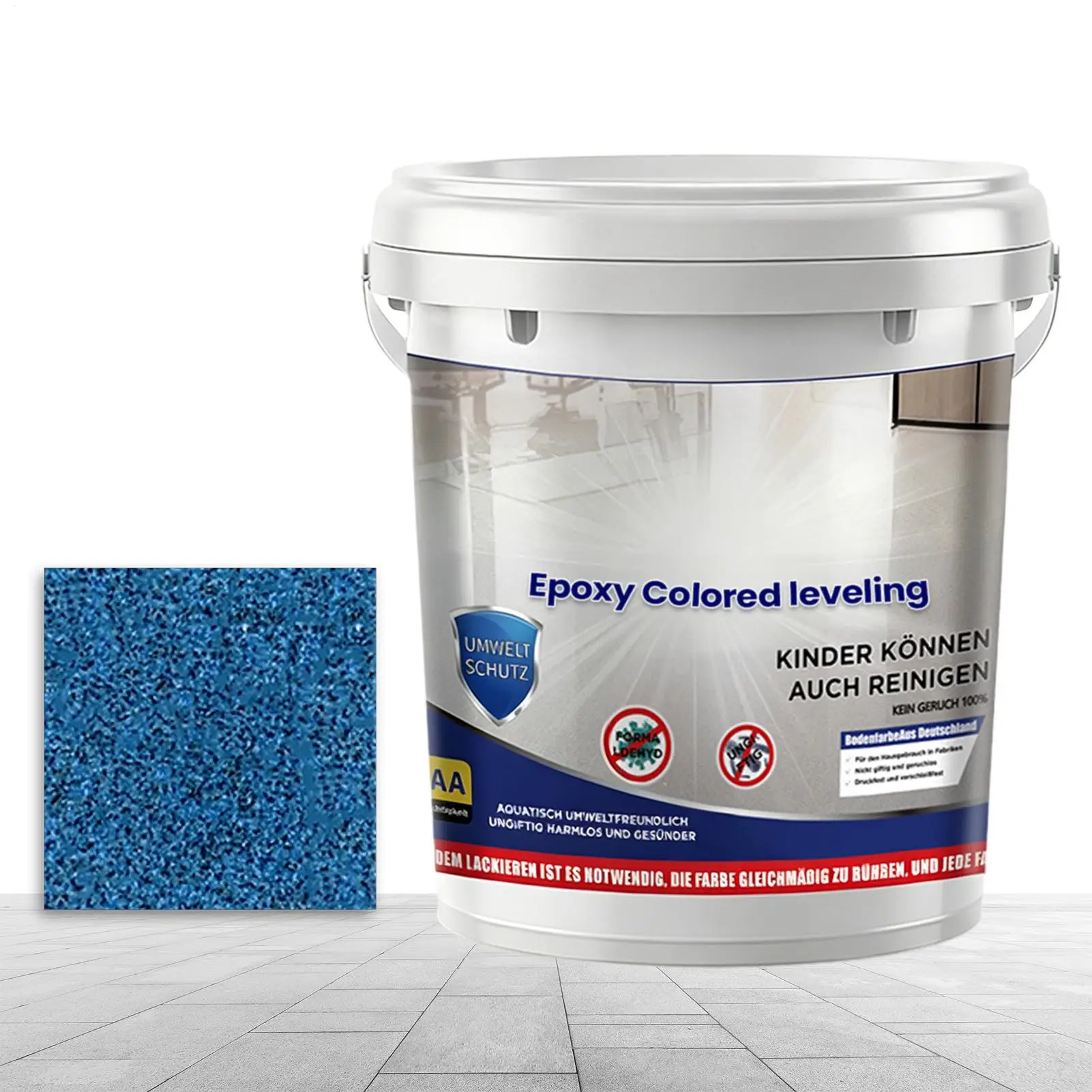 Epoxy colored sand self leveling floor paint marble paint cement floor paint for indoor Garage Shower Room Home Building