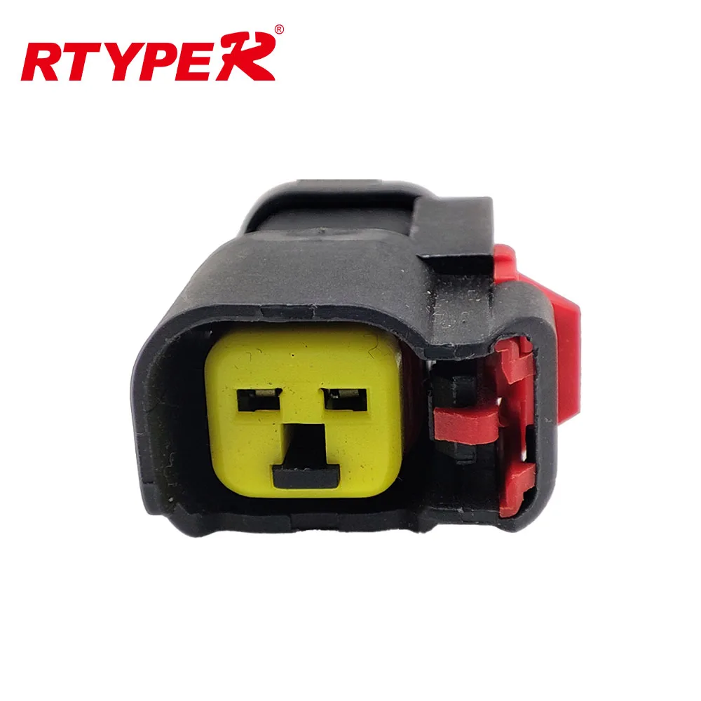 For NTK 1P1580 ABS Wheel Speed Sensor Connector Car Socket Fuel Injector Connector Female With Cable For Chevrolet Mazda Ford Fo