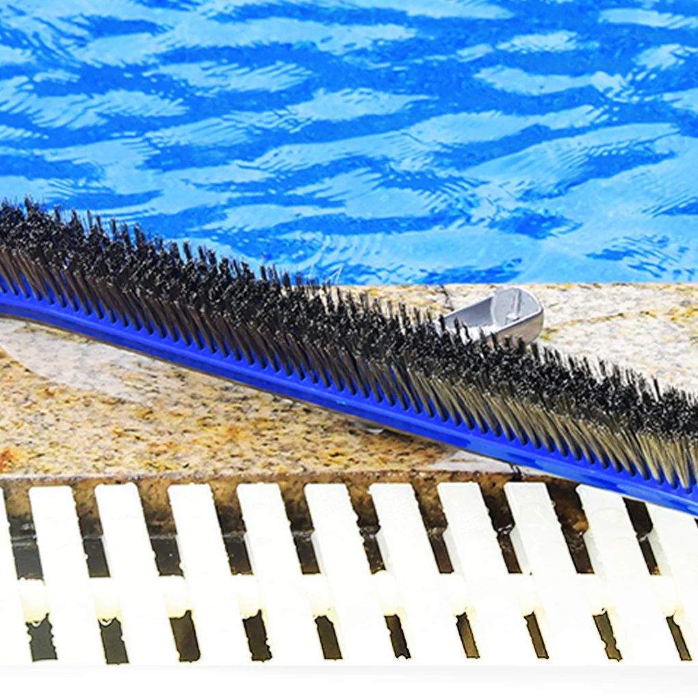 Spazzola per piscina da 10 pollici efficiente Scrubber per pareti strumenti di lavaggio accessorio per la manutenzione dello stagno strumento di