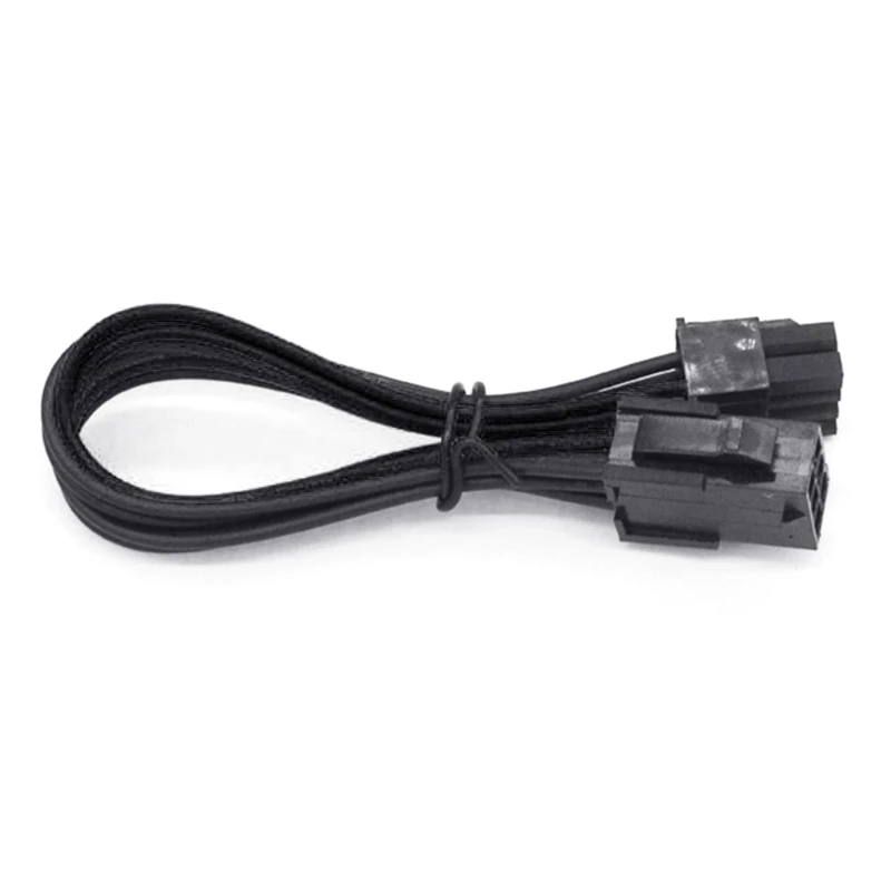 GPU Video Card Power Cable Extension PCIe 6Pin Male to 8Pin Female Connectors Cable 601B