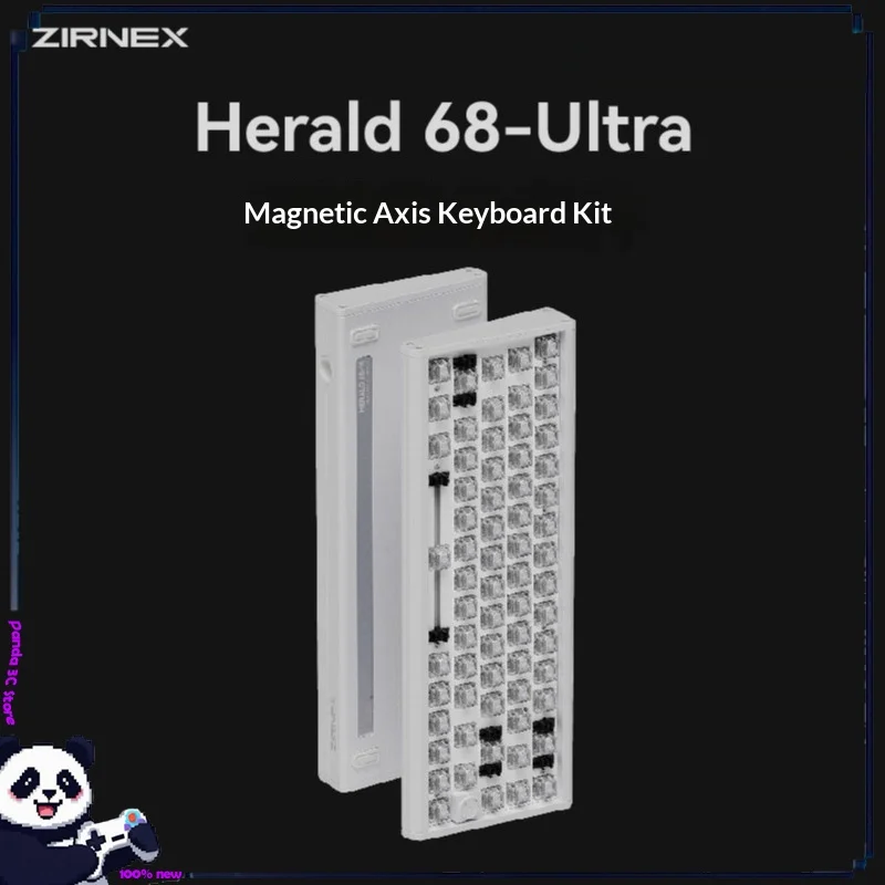 ZIRNEX Herald68 Ultra All Aluminum Magnetic Switch custom keyboard Kit RGB RT0.01 Valorant Gaming Office Win macOS Accessories