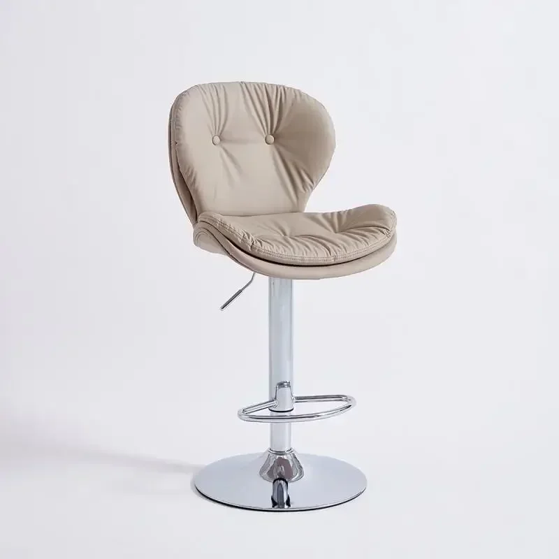 Minimalist bar stools can lift and rotate bar stools for home kitchen dining table bar stools soft cushion backrest bars stool