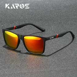KAROS Polarized Sunglasses Driving Outdoor Travel Ultralight UV400 Eyewear Men Women Sports Fishing Mirror Sun Glasses YZ2015