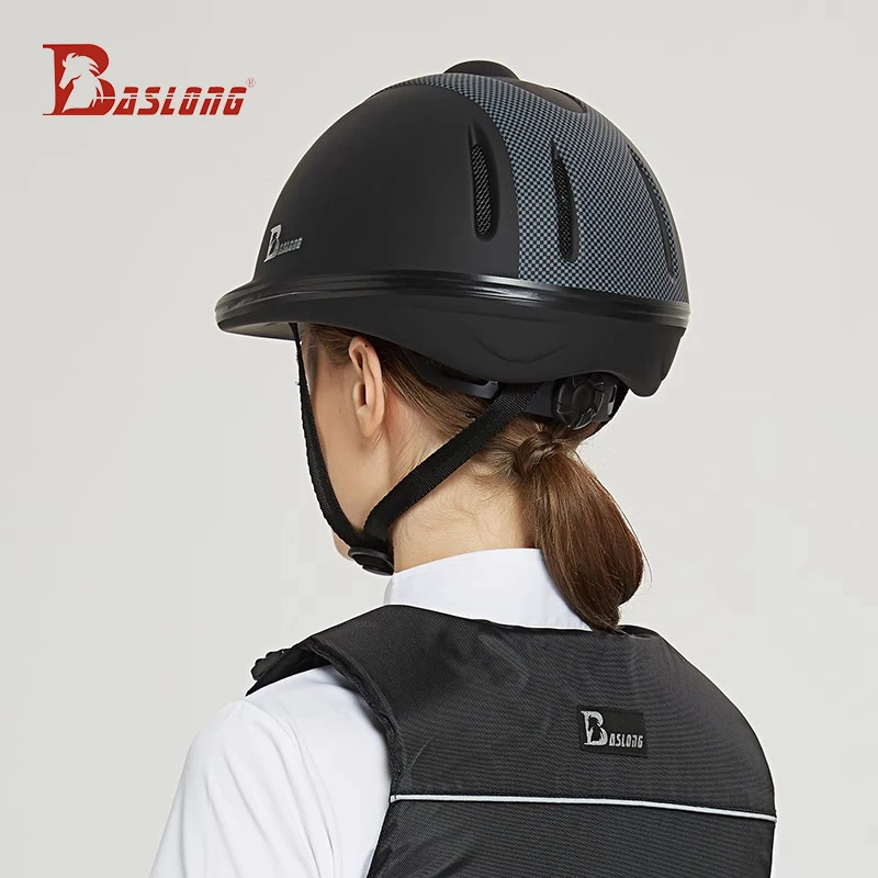 Baslong dziecięcy kask jeździecki dla dorosłych sporty jeździeckie kask jeździecki oddychający lekki kask rowerowy sprzęt jeździecki
