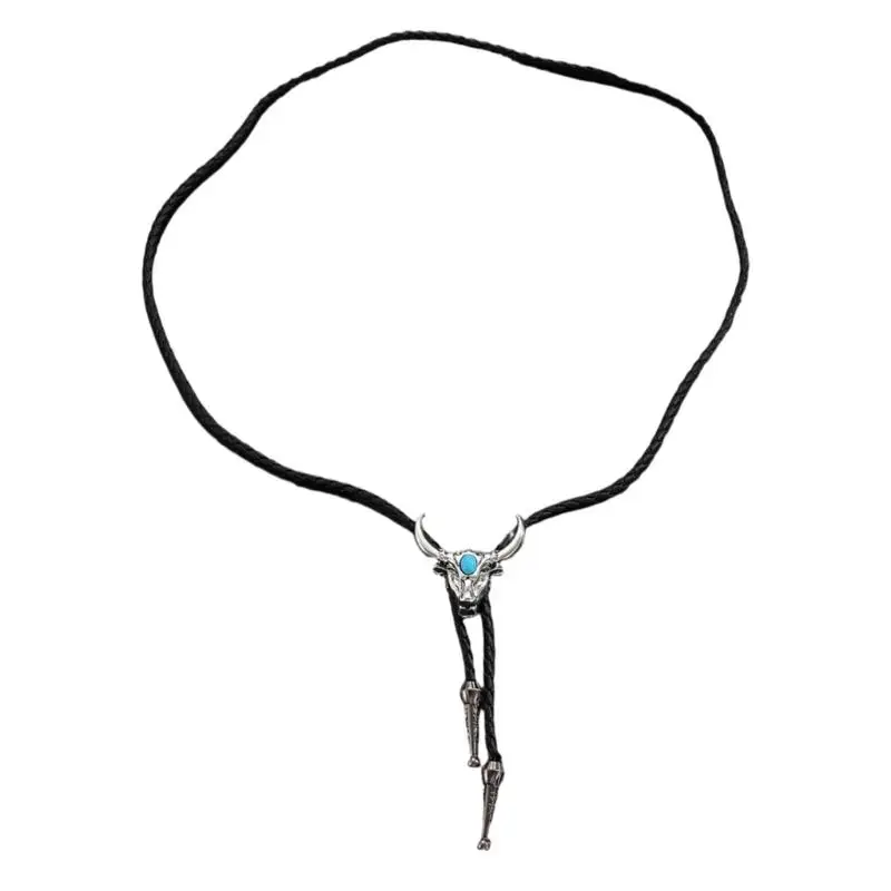 Practical Zinc Alloy Head PU Leather Tie Suitable For Family Matching Outfits