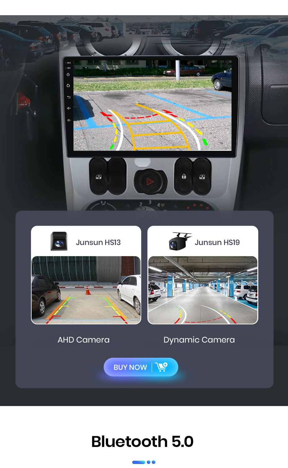 Junsun Autoradio für Renault Logan 1 Sandero 2009 2010-2013 CarPlay Android Auto FM RDS DSP BT GPS Navi SWC HD IPS Touchscreen Plug & Play Multimedia-Player Freisprecheinrichtung Original-Autostil-Haupteinheit – Detail 17