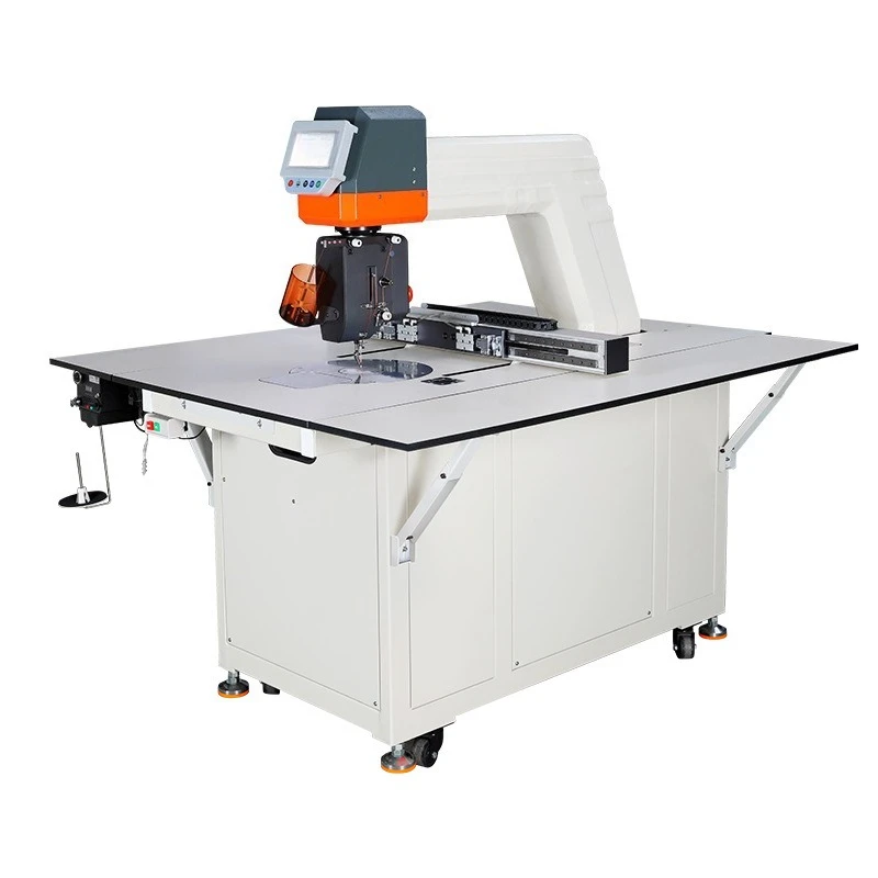 Industrial sewing machine, rotating head computer pattern machine, leather goods sewing machine