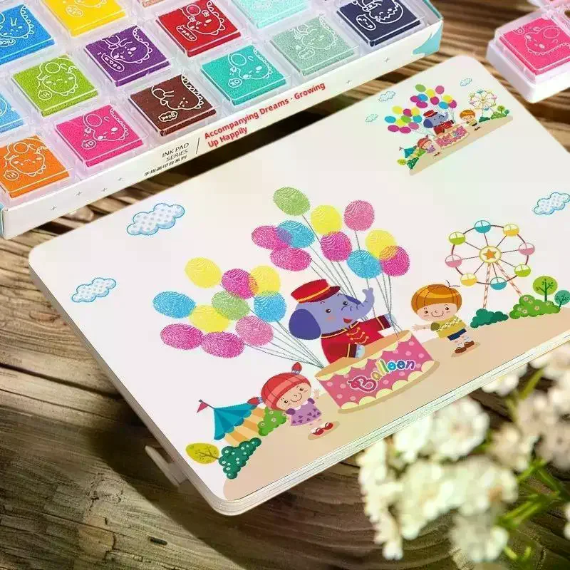 Zestaw do kolorowania dla dzieci, graffiti i bazgrołów, malowanie palcami DIY, edukacyjny prezent Montessori na czas zabawy