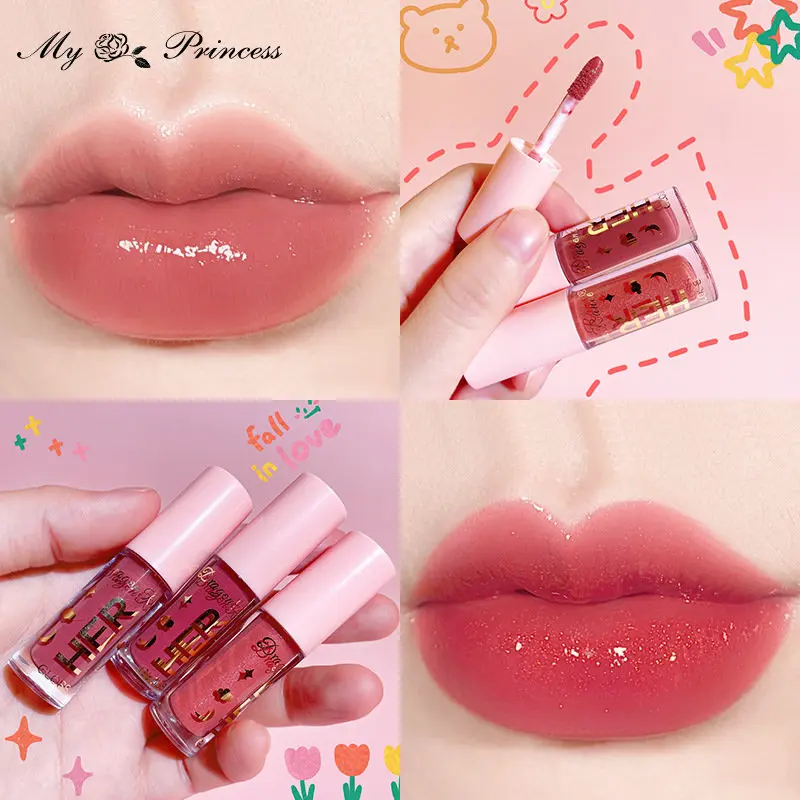 Lip Gloss Long Lasting Lip Balm Liquid Lipstick Mirror Glitter Lip Gloss Waterproof Lipstick Cosmetics Makeup Lipgloss For Women