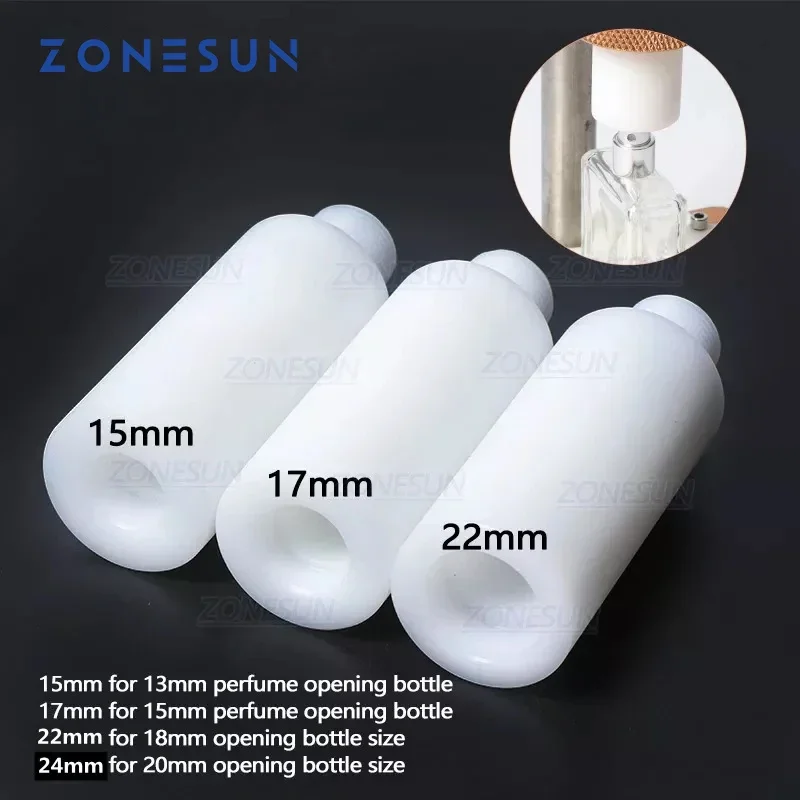 

ZONESUN 15/17/20/22mm Collar Ring For Manual Perfume Bottle Crimping Machine Capping Perfume Bottles Sprayer