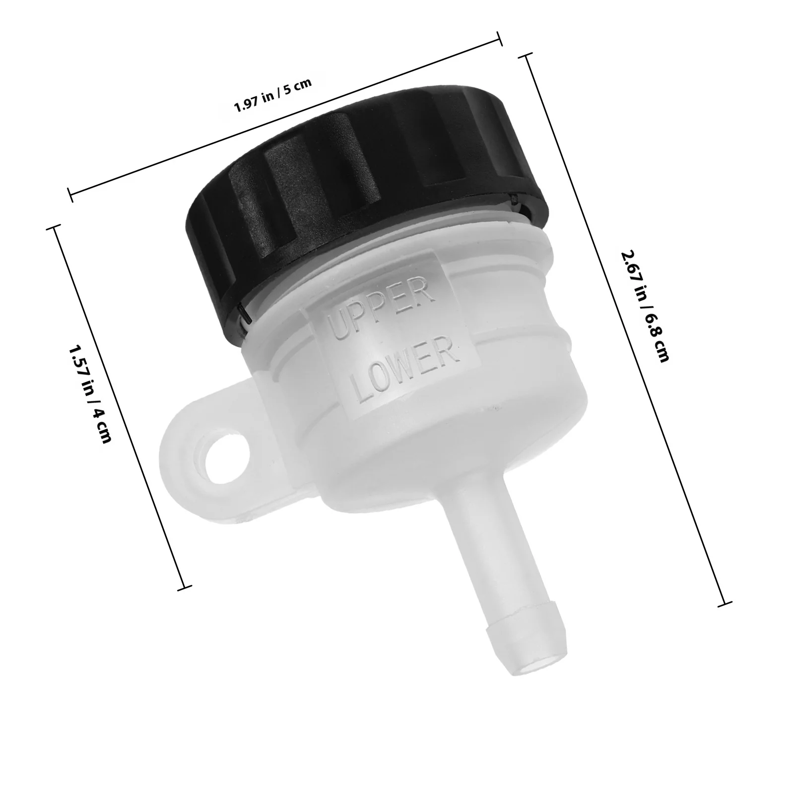 مضخة الفرامل كأس زيت أنبوب دراجة نارية الخلفية أسطوانة رئيسية خزان السوائل سعة كبيرة على الطرق الوعرة Atv دراجة رباعية متوافقة #5