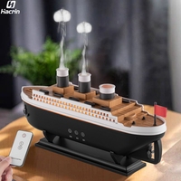 Aroma Humidifier Essential Oil Diffuser Aromatherapy Fragrance Diffuser for Home Ship Model Air Humidifier with Remote Control