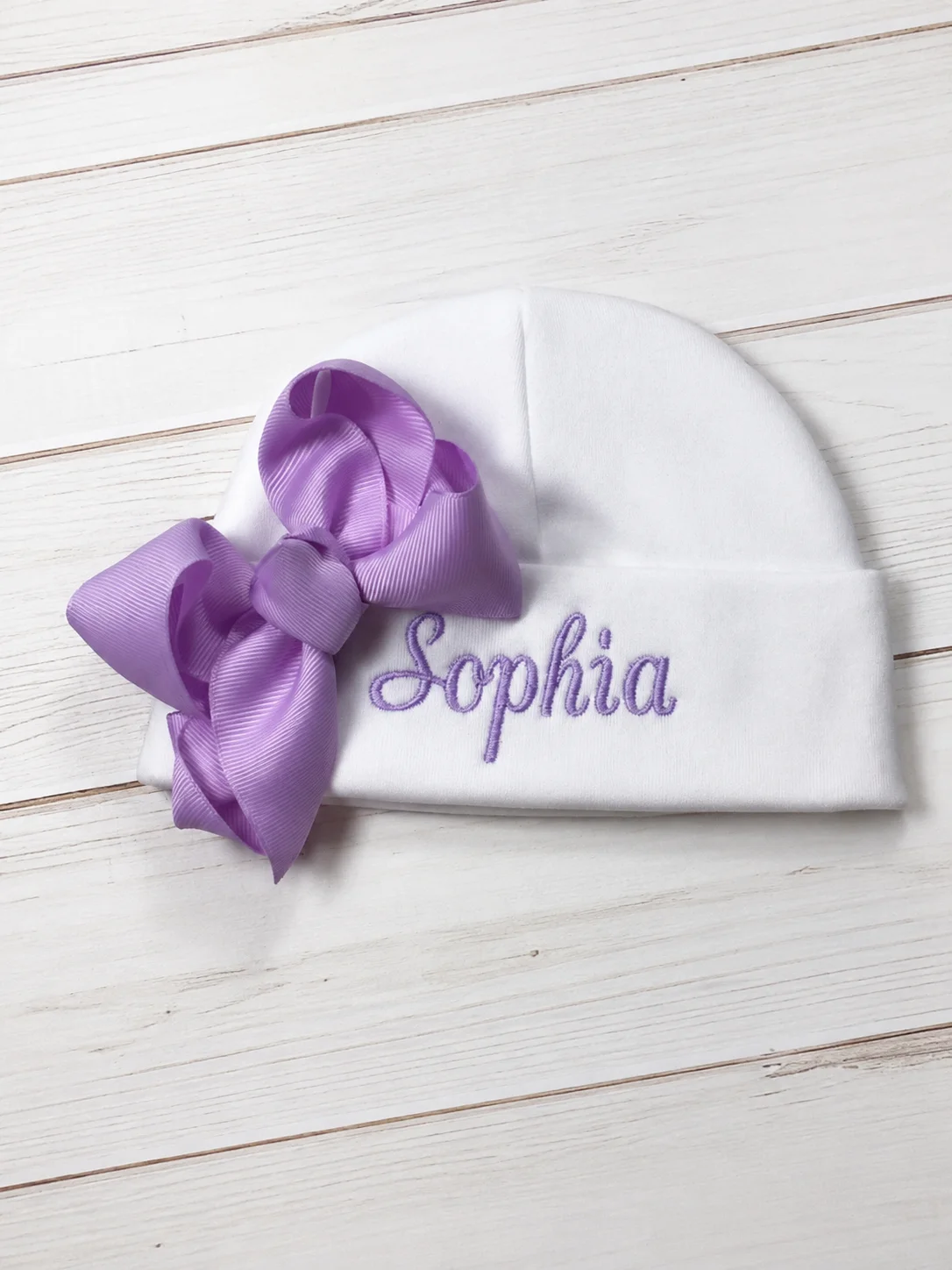 Luxury Ins Style Newborn Bow Hat Embroidered Baby Beanie Infant Full Moon Gift Newborn Photography Prop Hat