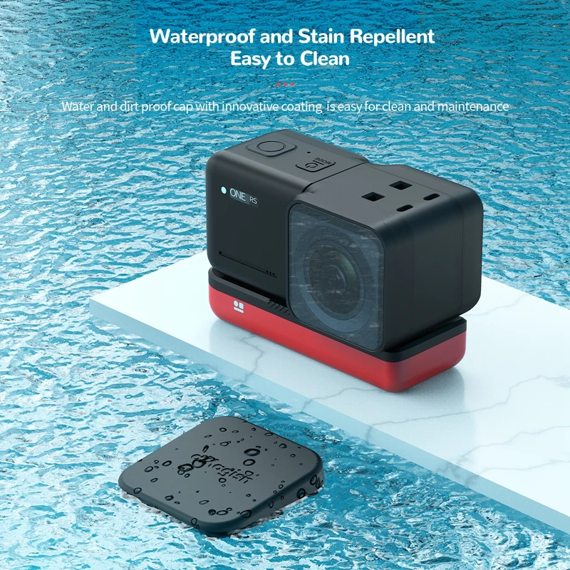 สําหรับ Insta360 ONE RS 4K มุมกว้าง Enhanced เลนส์ซิลิโคนแขนป้องกันฝาครอบเลนส์ Panoramic กล้องกีฬาอุปกรณ์เสริม