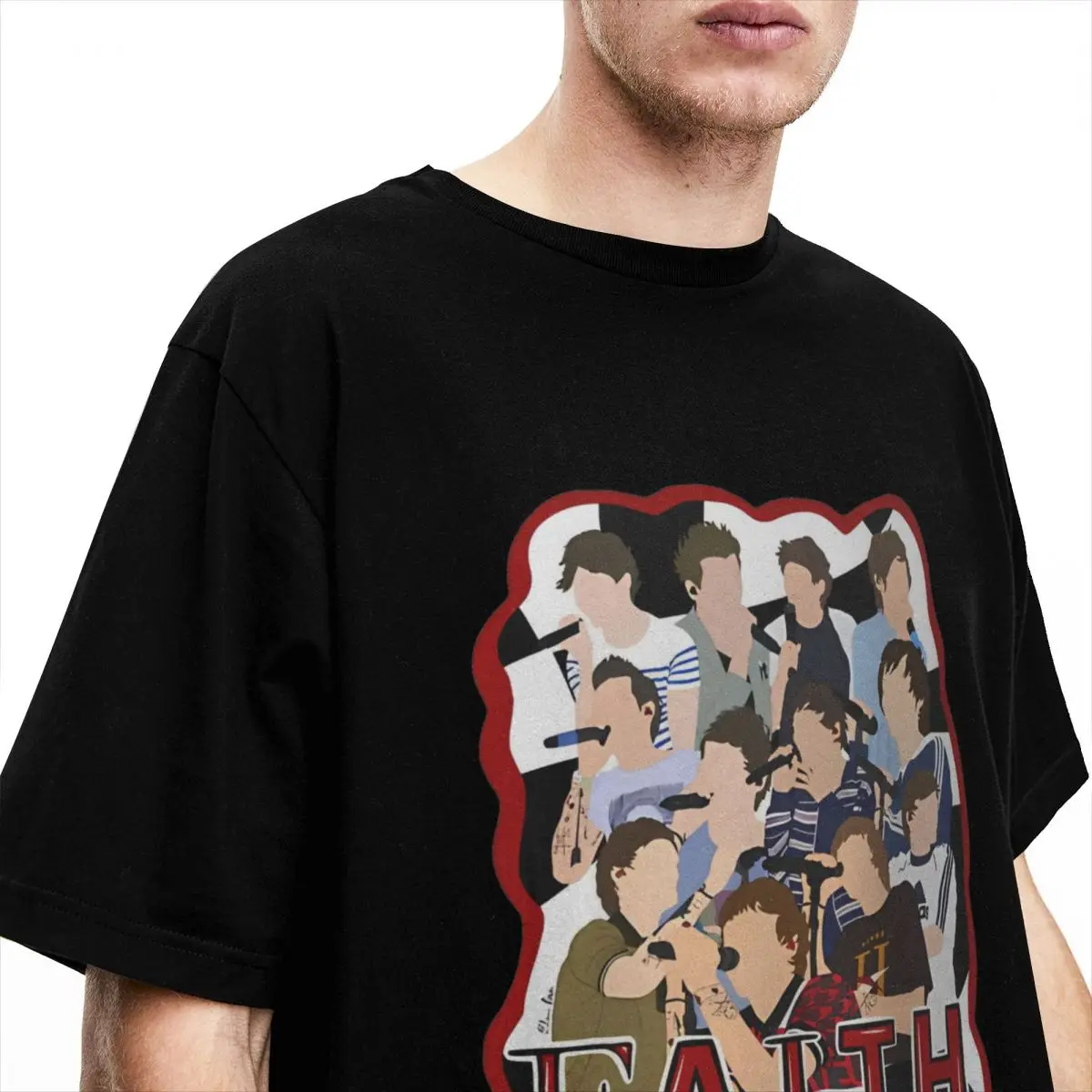 Camisetas de la gira mundial Faith In The Future para hombres y mujeres, ropa de manga corta de algodón con cuello redondo para cantante Louis Tomlinsons