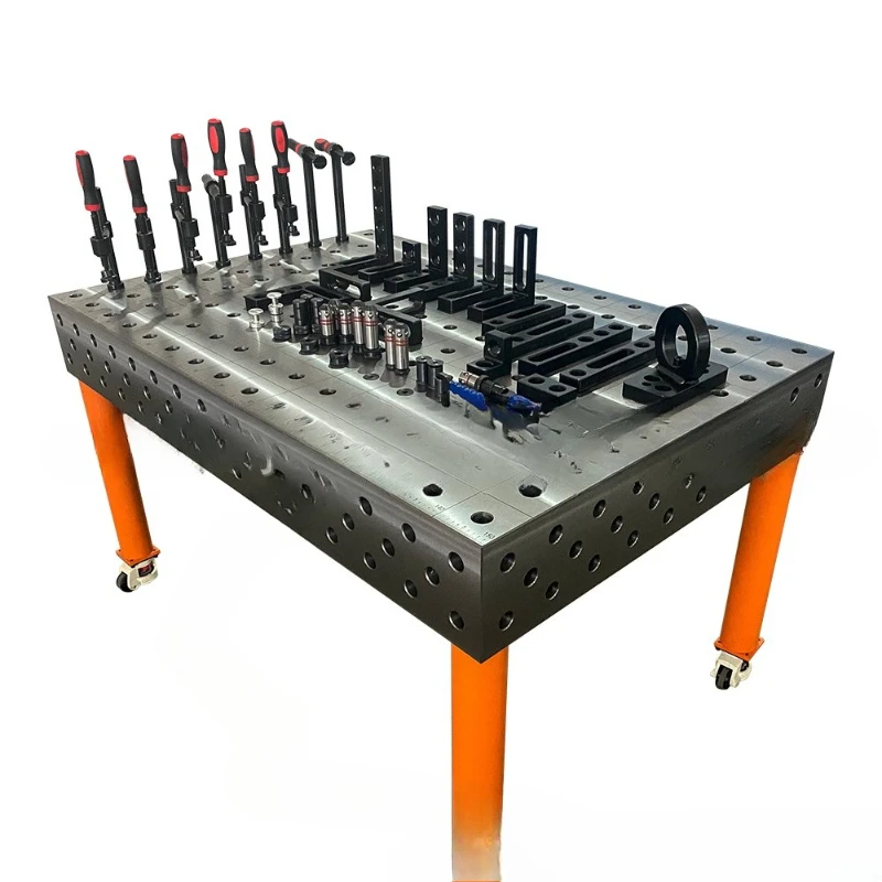 High-precision welding platform, steel cast iron, polished/nitrided surface